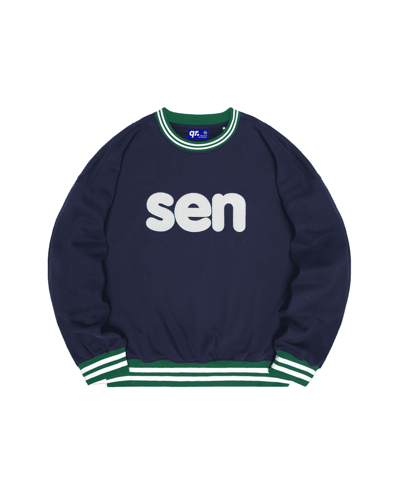 СВИТШОТ OVERFIT SEN ҚОЮ КӨК