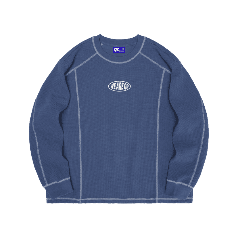 свитер waffle wrq classic blue
