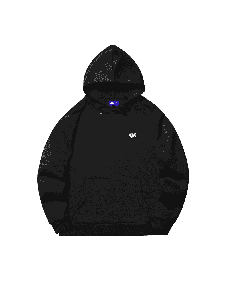 HOODIE BASIC QRD BLACK