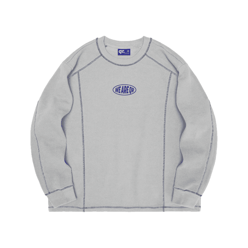 свитер waffle wrq ашық сұр