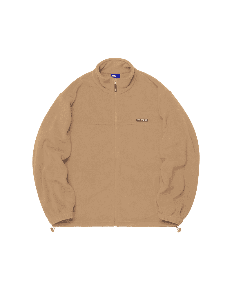 fleece jacket beige