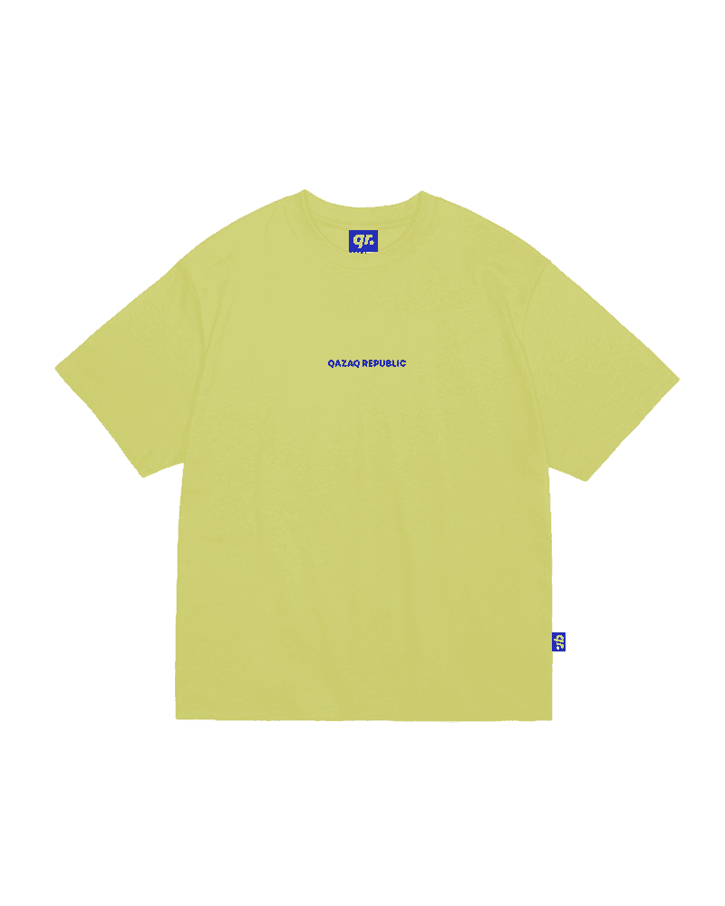 ФУТБОЛКА БАЛА QAZAQ REPUBLIC ЛАЙМ 