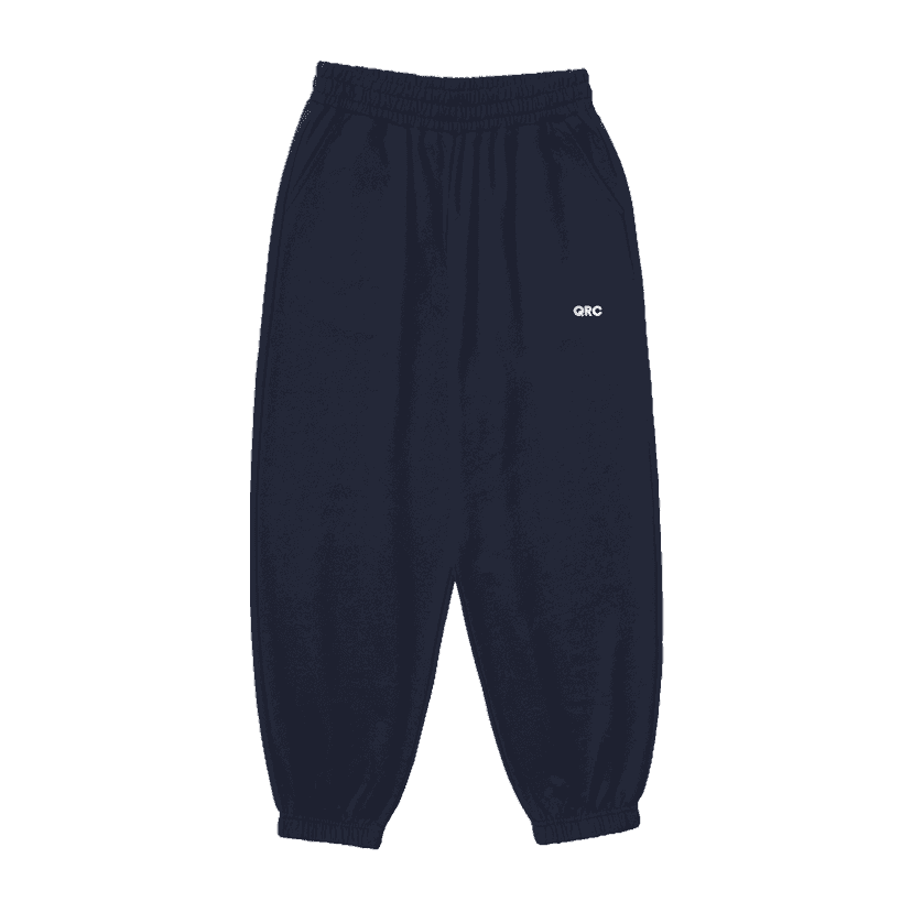 шалбар jogger basic qrc қою көк