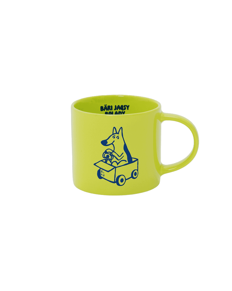 CERAMIC MUG JAQSY KUNDER LIME
