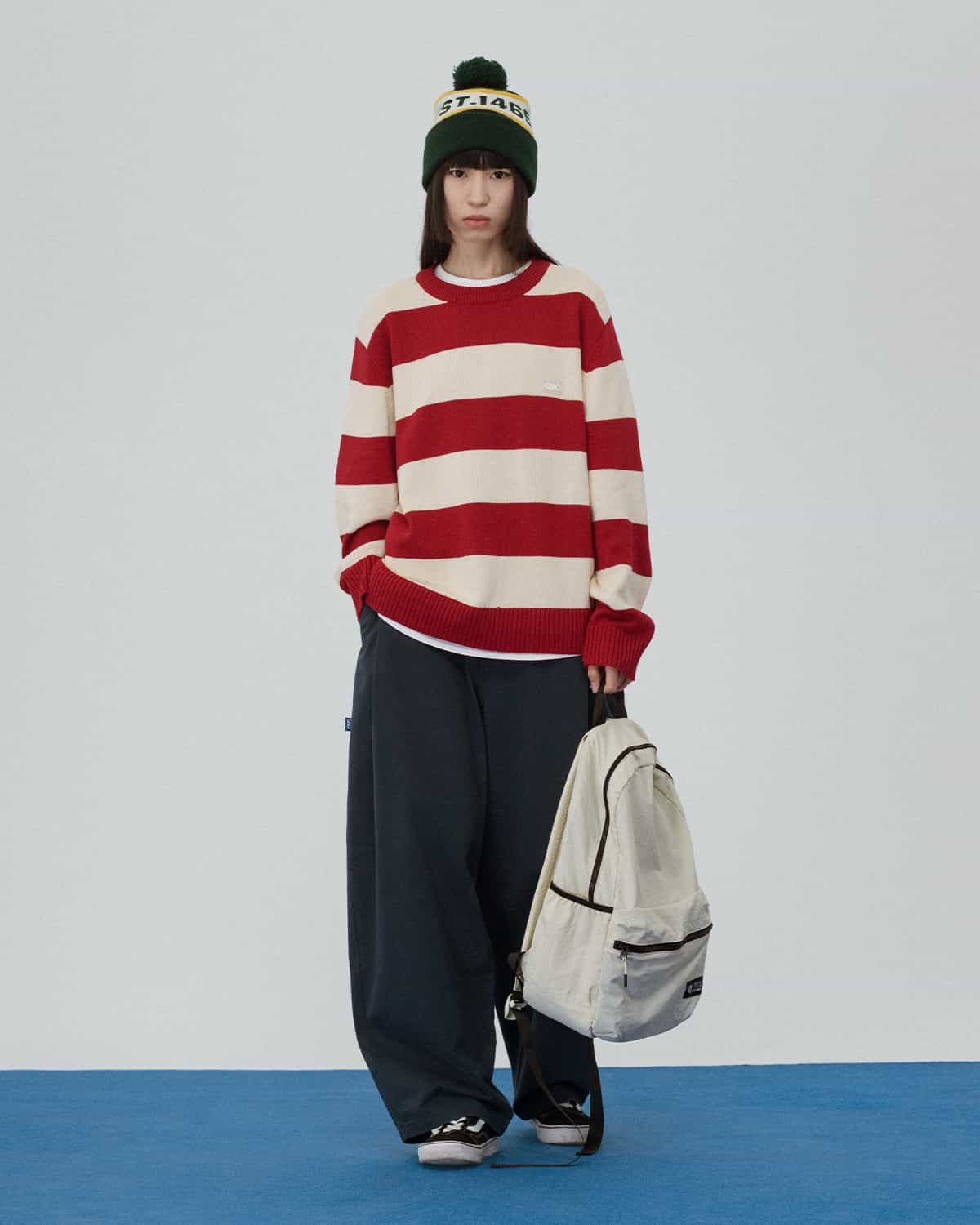 ЖЕМПІР STRIPED САРҒЫШ ҚЫЗЫЛ