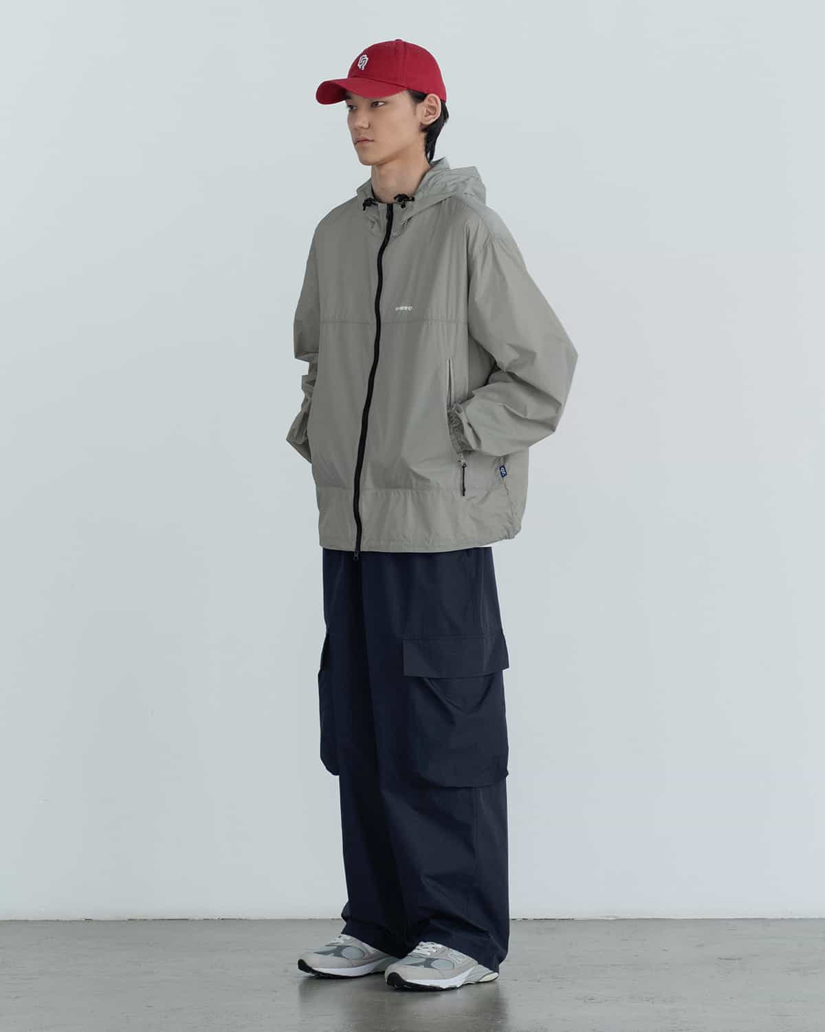 JACKET RAINCOAT LIGHT GRAY