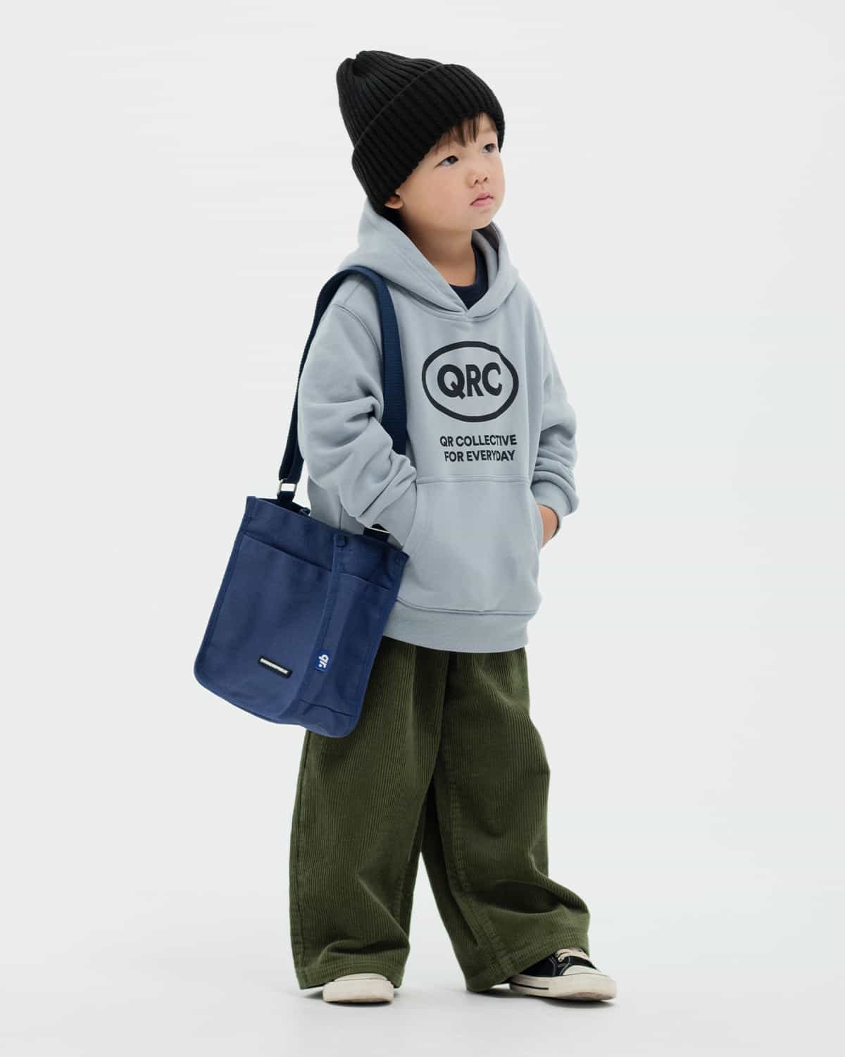 БҮРЖЕЙДЕ БАЛА QRC MAX көкшіл-сұр