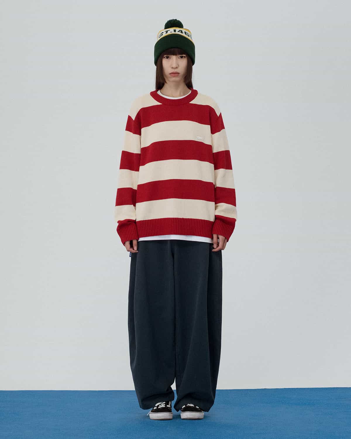 ЖЕМПІР STRIPED САРҒЫШ ҚЫЗЫЛ