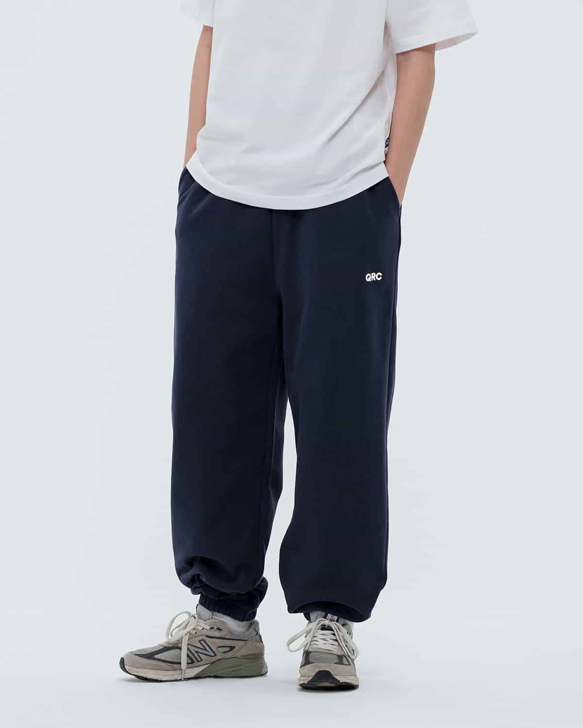 шалбар jogger basic qrc қою көк