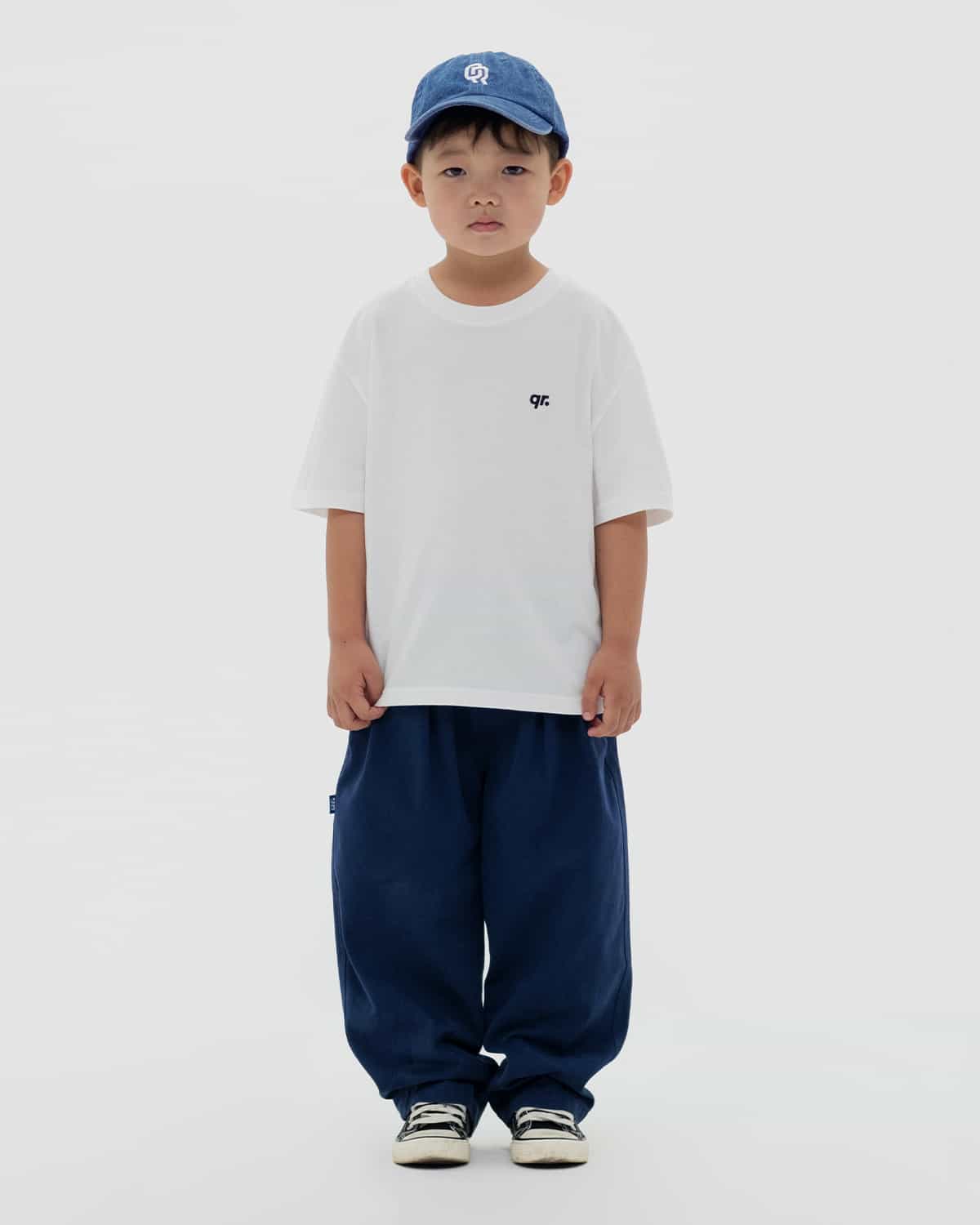 KIDS T-SHIRT QR BASIC WHITE