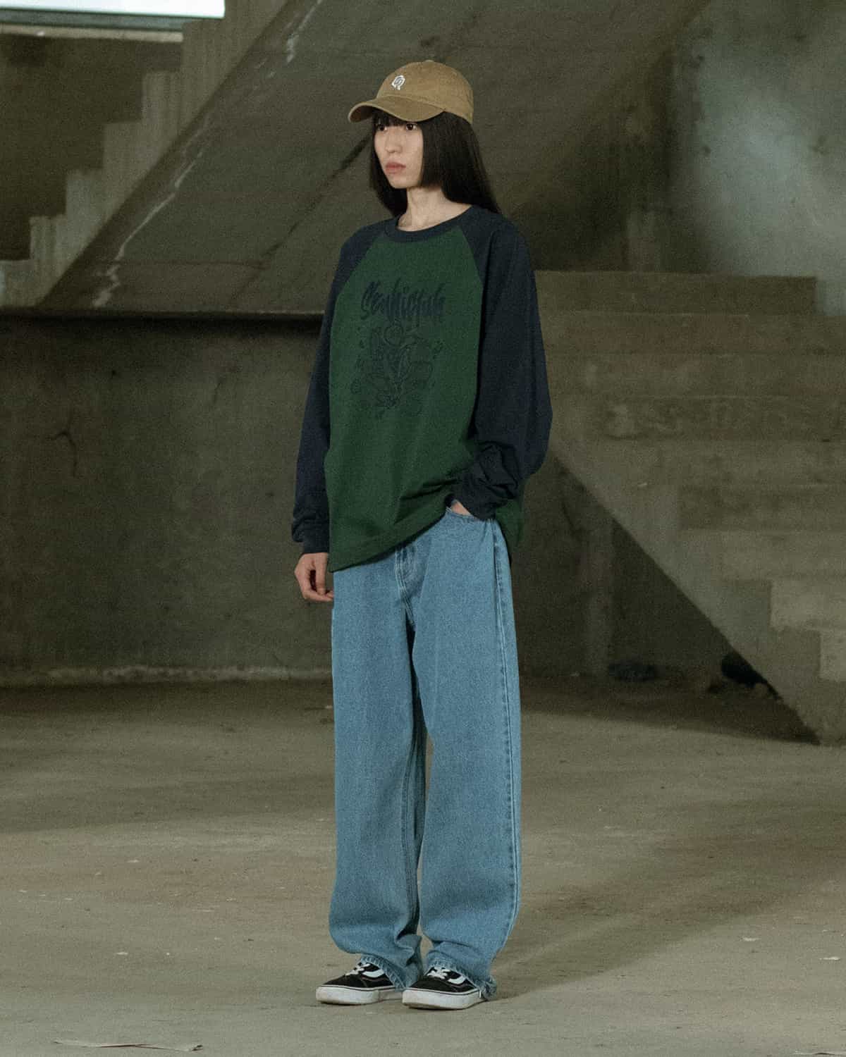 LS ФУТБОЛКА 2COLOR ЖАСЫЛ