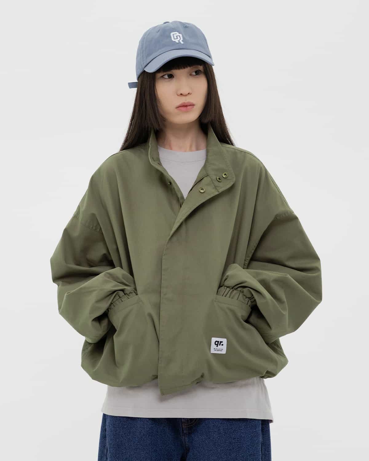 JACKET CROPPED KHAKI