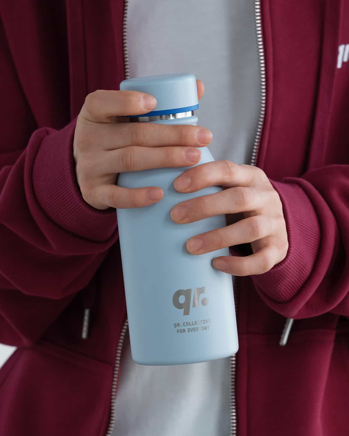 THERMO BOTTLE BOTELKE GREY-BLUE (350 ML)