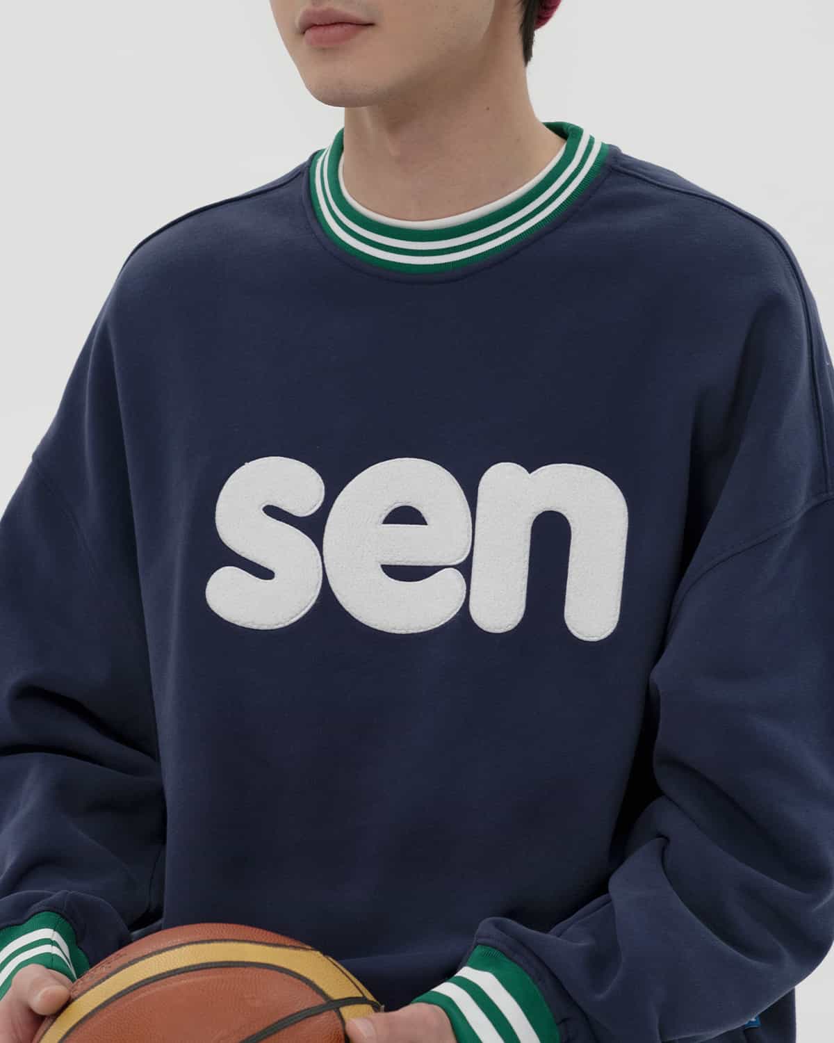 СВИТШОТ OVERFIT SEN ҚОЮ КӨК