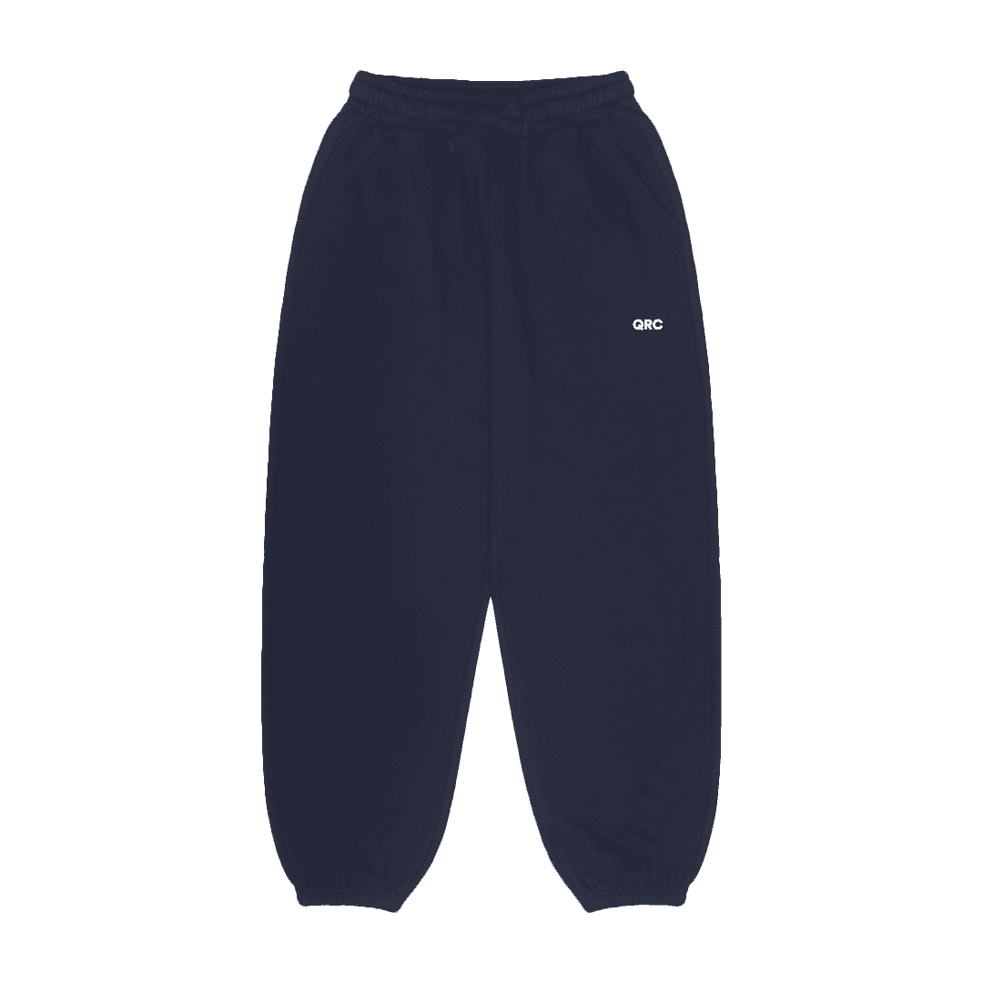 шалбар бала jogger basic qrc қою көк 