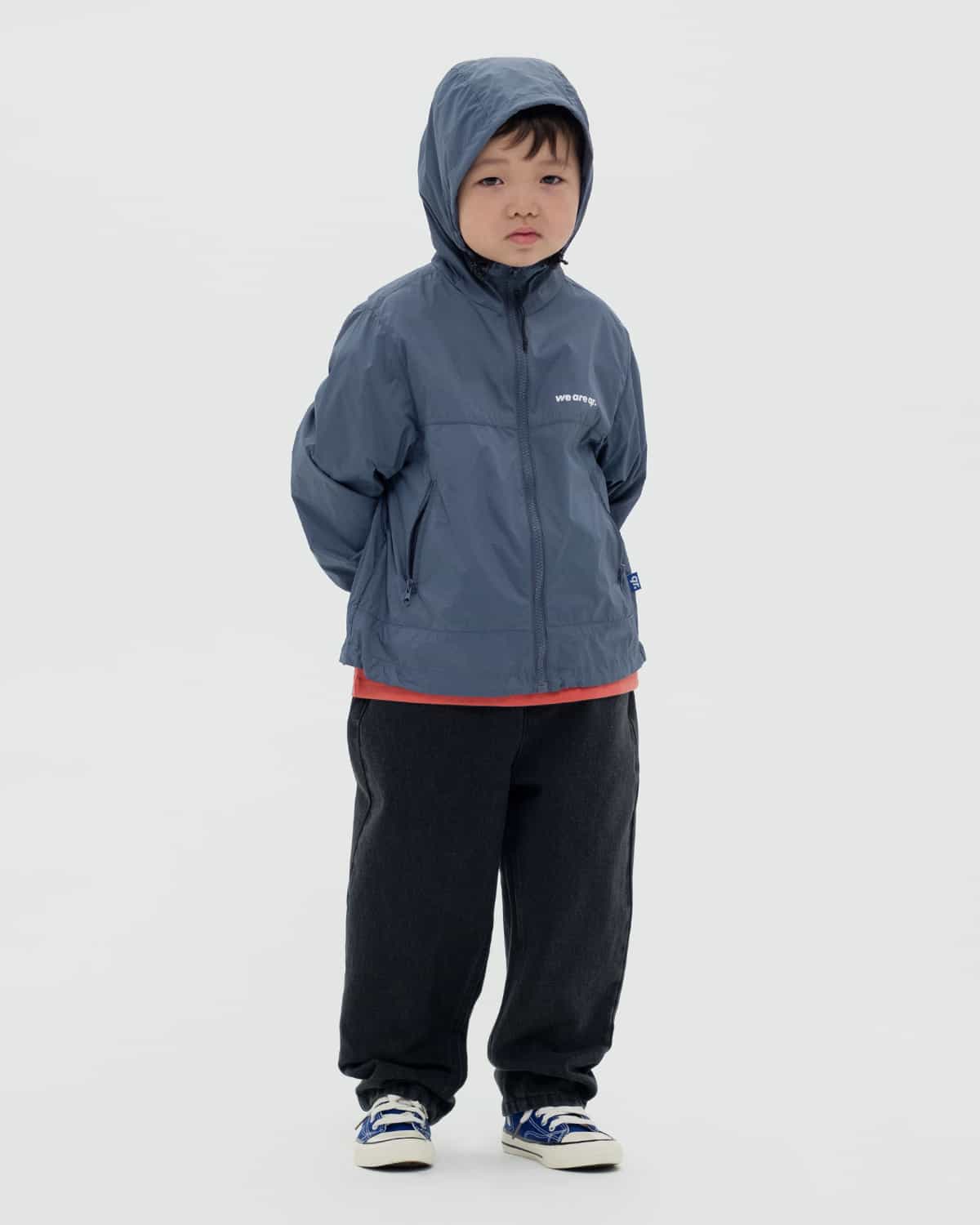 КҮРТЕ БАЛА RAINCOAT ҚОЮ КӨК