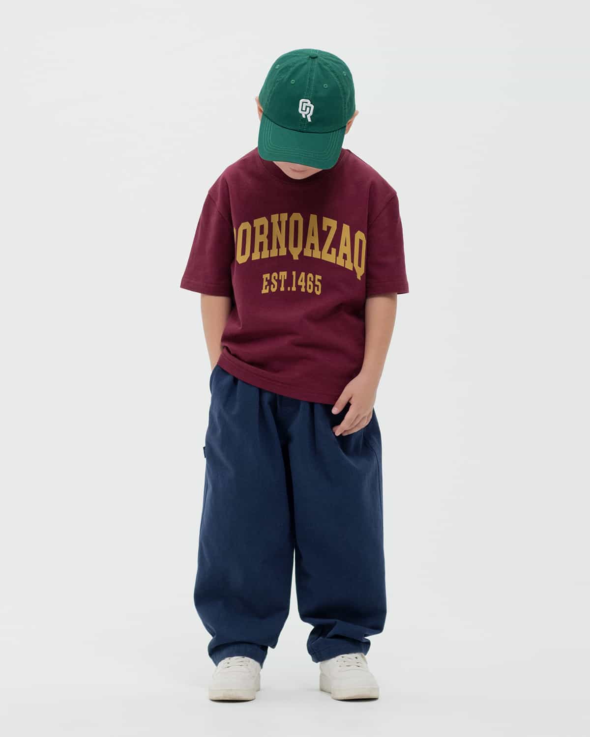 ФУТБОЛКА БАЛА BORN QAZAQ ҚОЮ ҚЫЗЫЛ