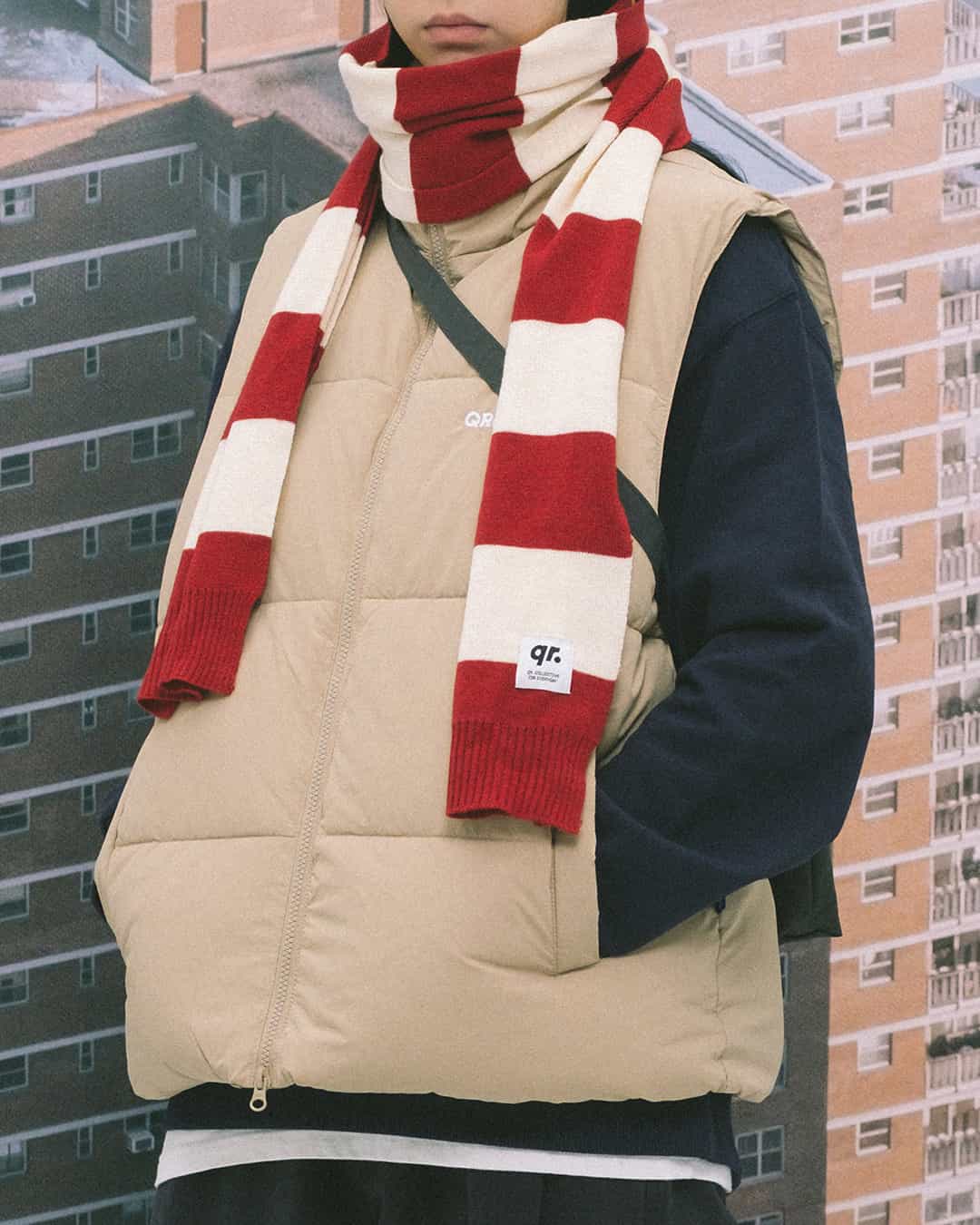 мойынорағыш STRIPED ҚЫЗЫЛ-САРЫ