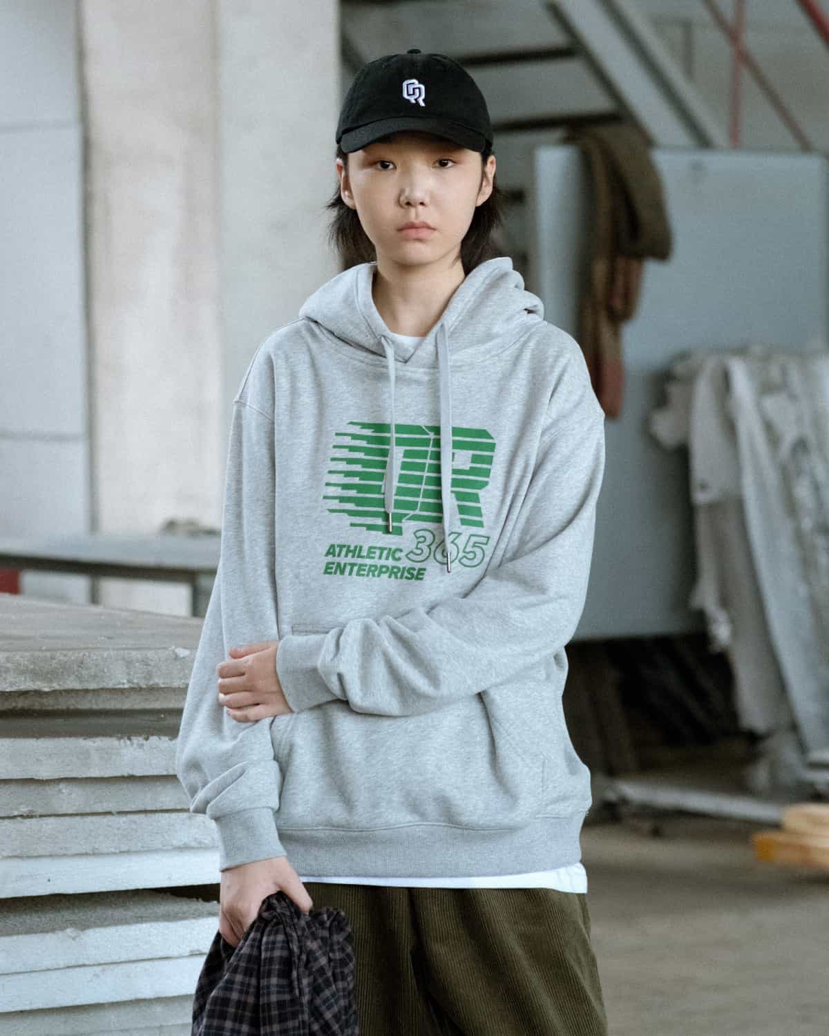 HOODIE ATHLETIC GREY MELANGE