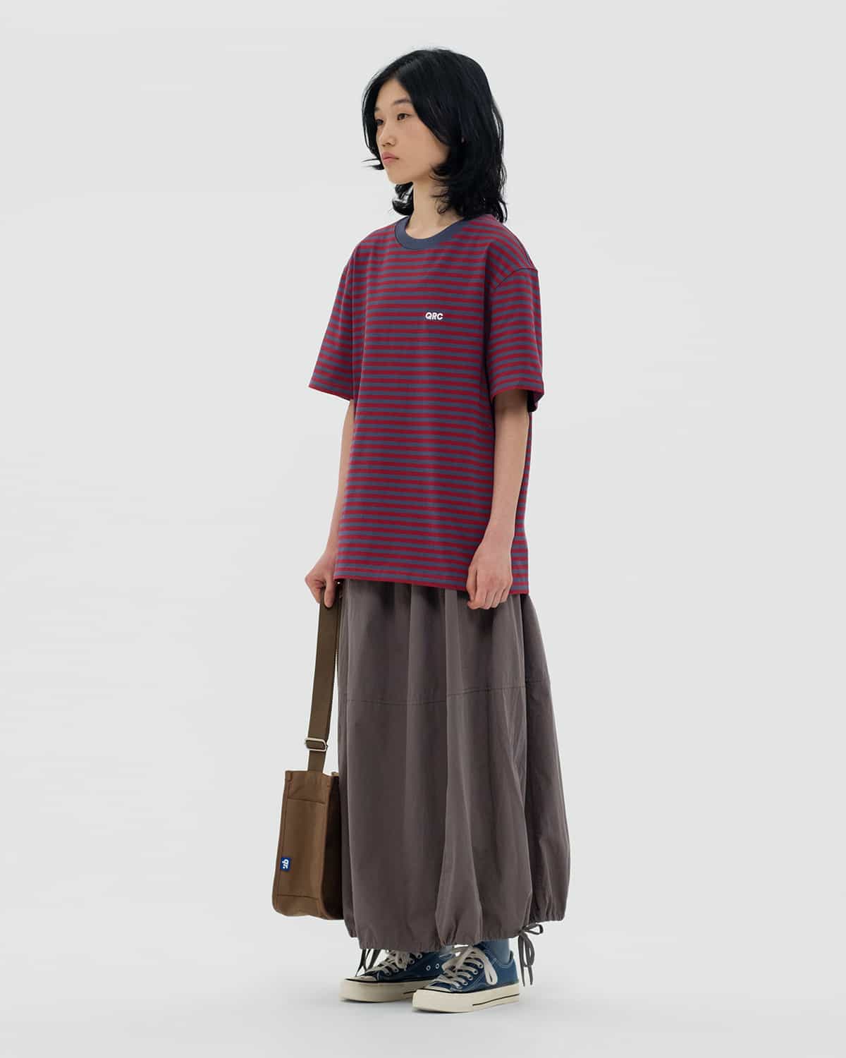 ФУТБОЛКА STRIPED ҚОЮ КӨК-ҚОЮ ҚЫЗЫЛ