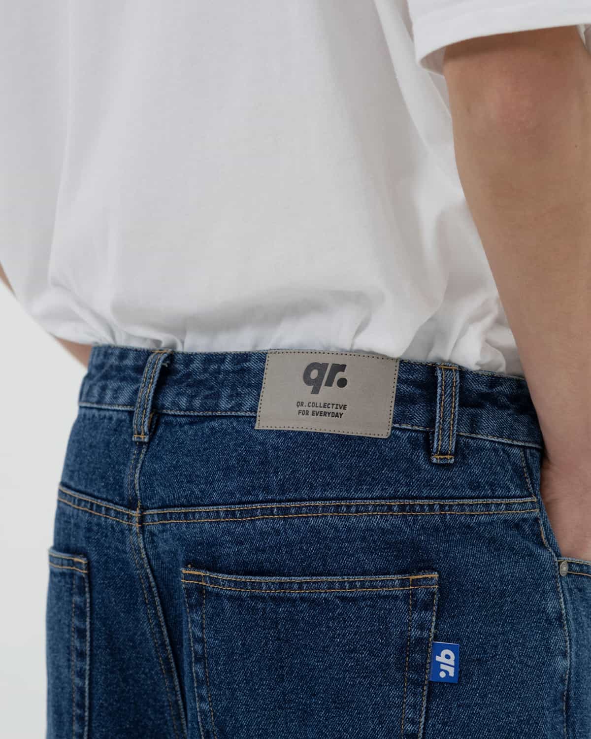 ДЖИНСЫ REGULAR ҚОЮ-КӨК