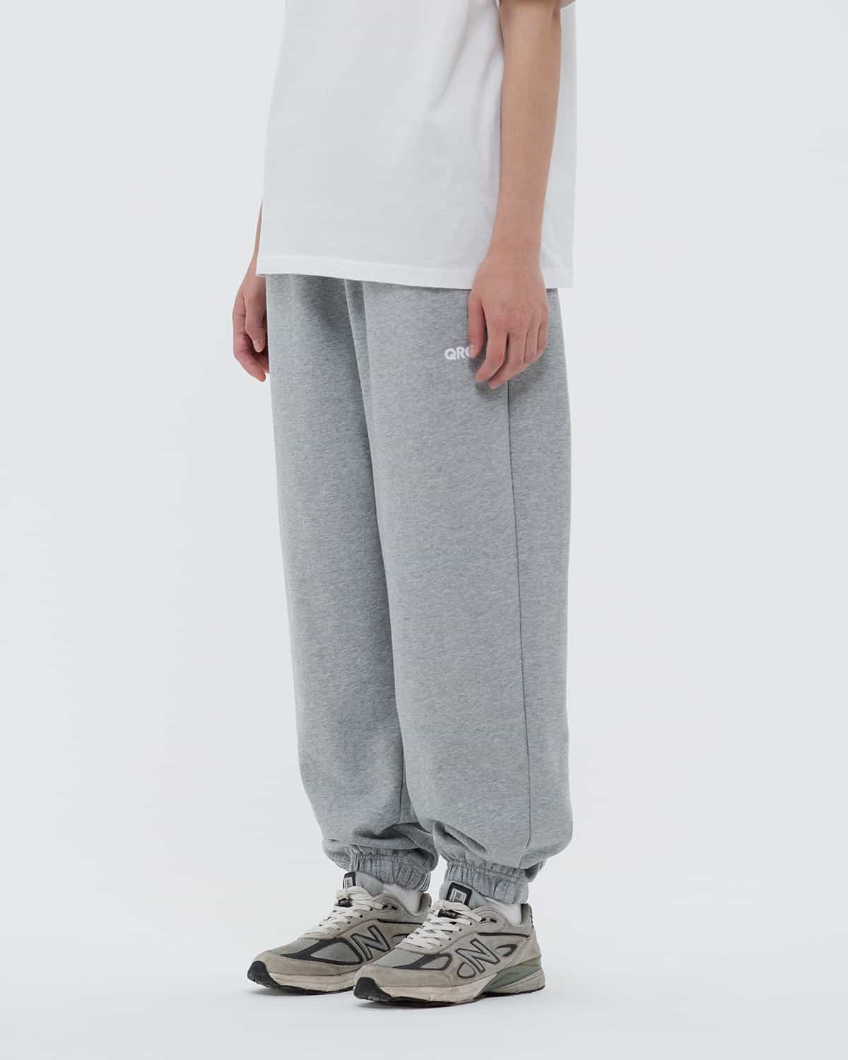 шалбар jogger basic qrc сұр меланж