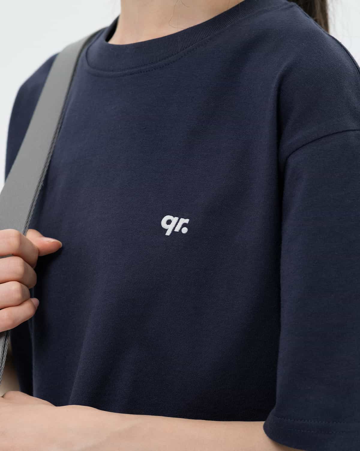 ФУТБОЛКА QR BASIC  ҚОЮ КӨК