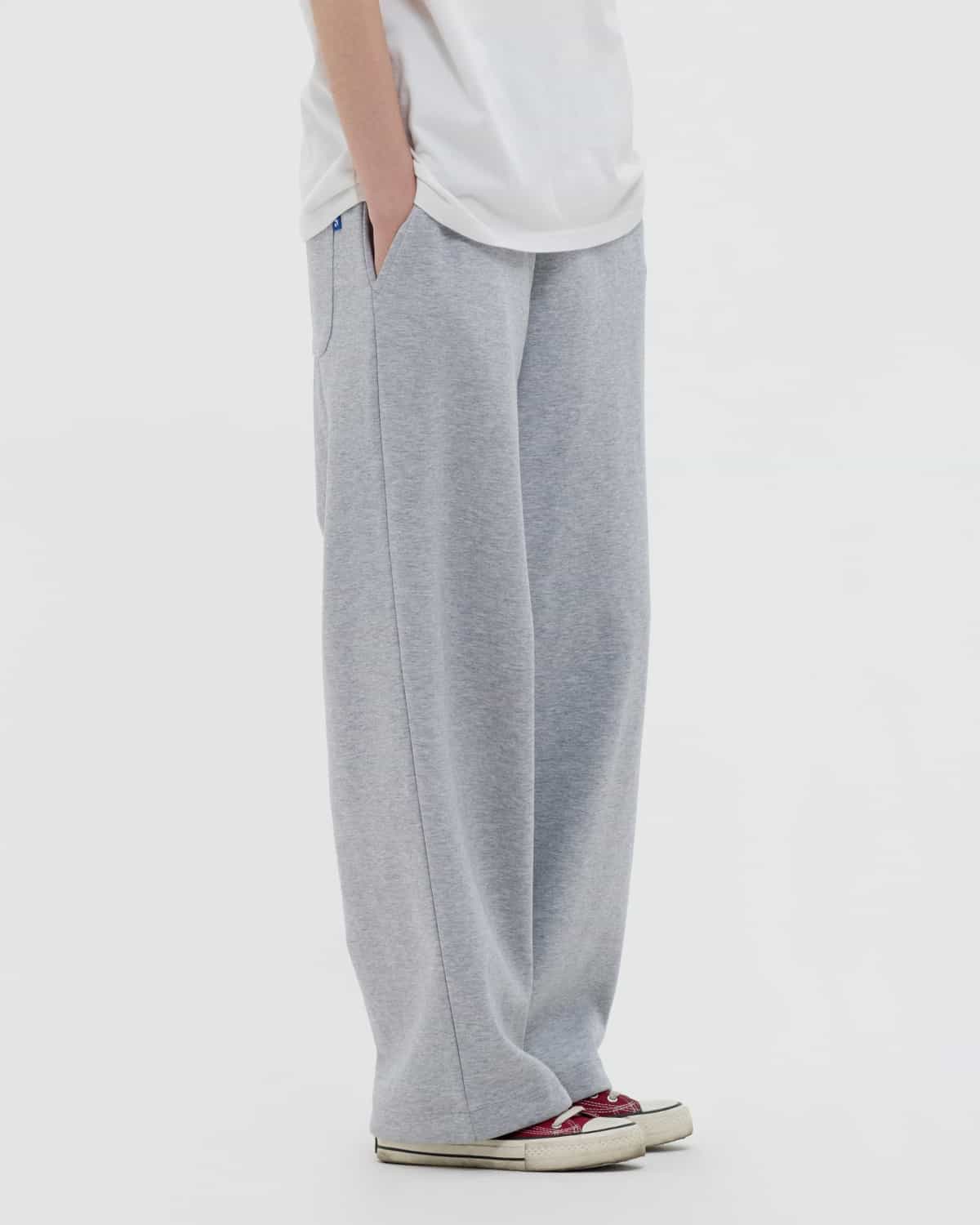 шалбар sweat basic сұр меланж
