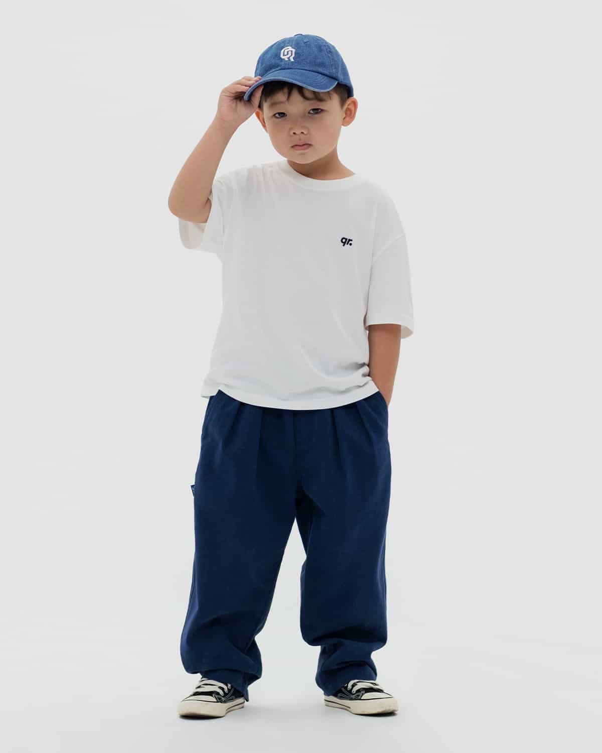 KIDS T-SHIRT QR BASIC WHITE