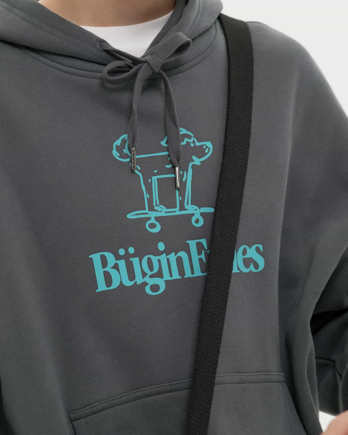 бүржейде overfit buginemes қою сұр 