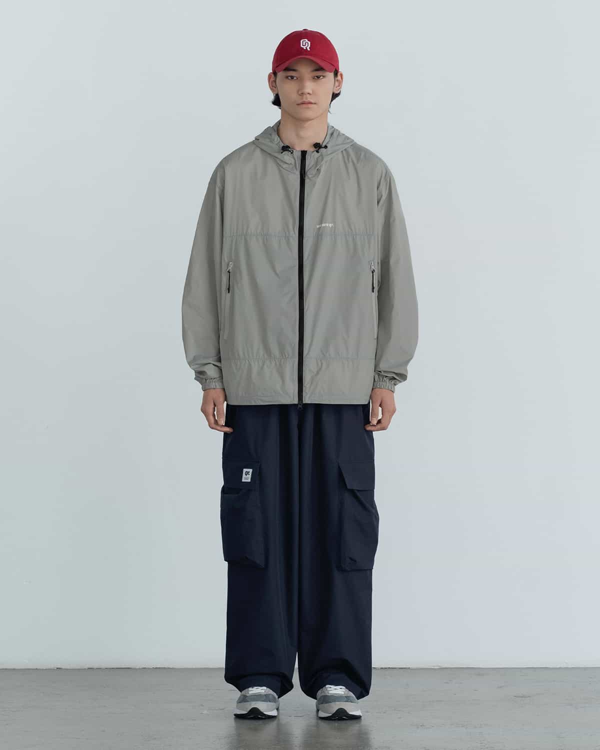 JACKET RAINCOAT LIGHT GRAY