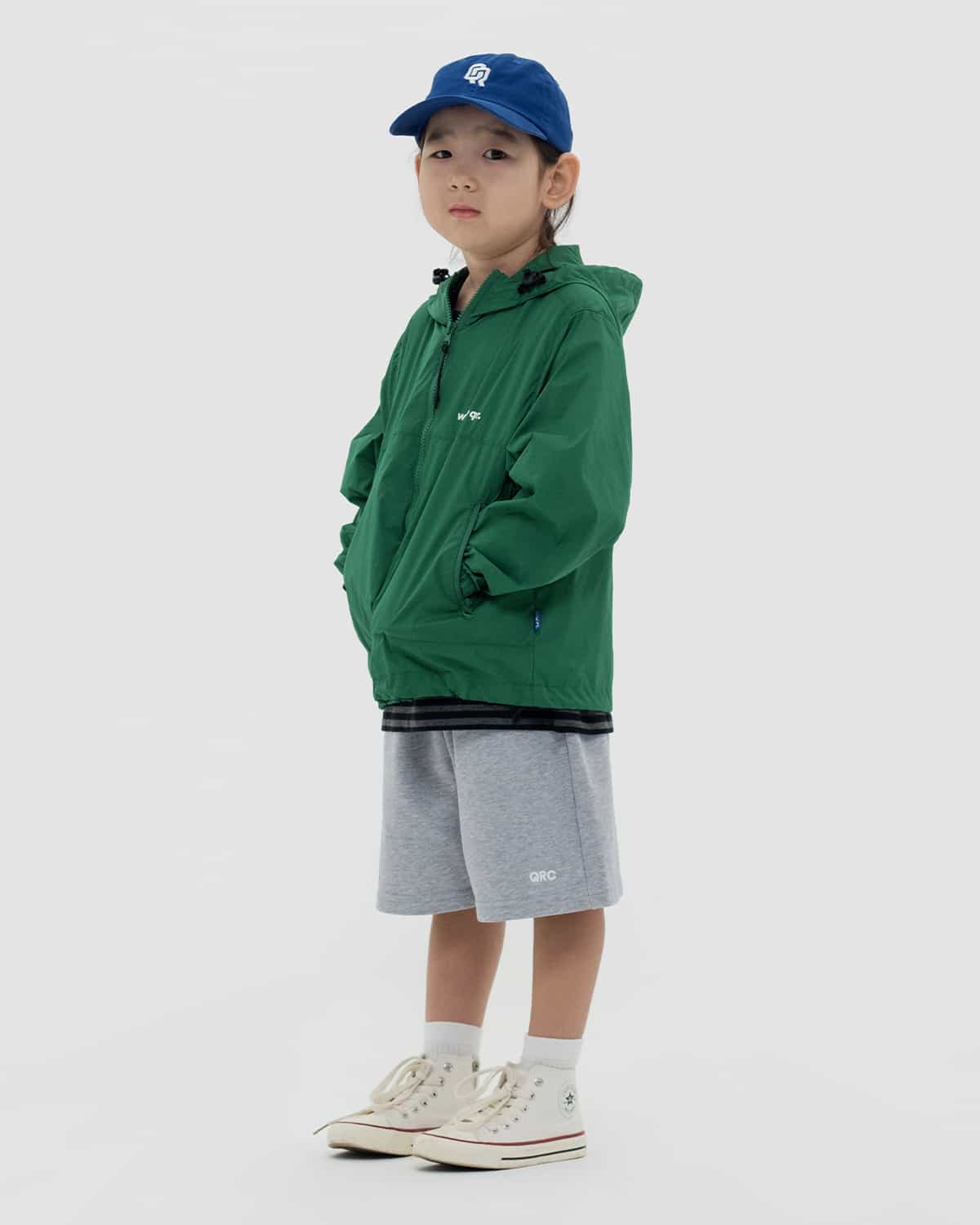 KIDS JACKET RAINCOAT GREEN