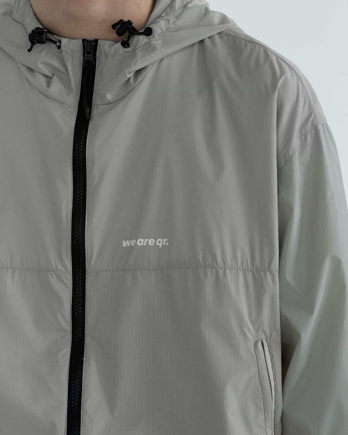 JACKET RAINCOAT LIGHT GRAY
