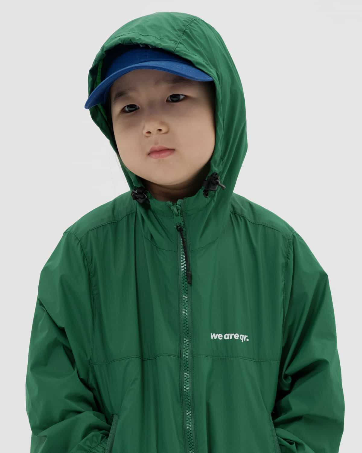 KIDS JACKET RAINCOAT GREEN