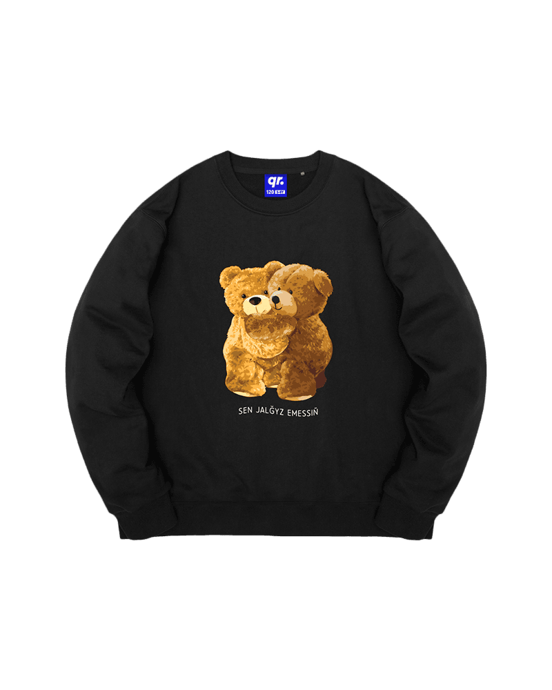 ДЕТСКИЙ СВИТШОТ 2 BEARS ЧЁРНЫЙ