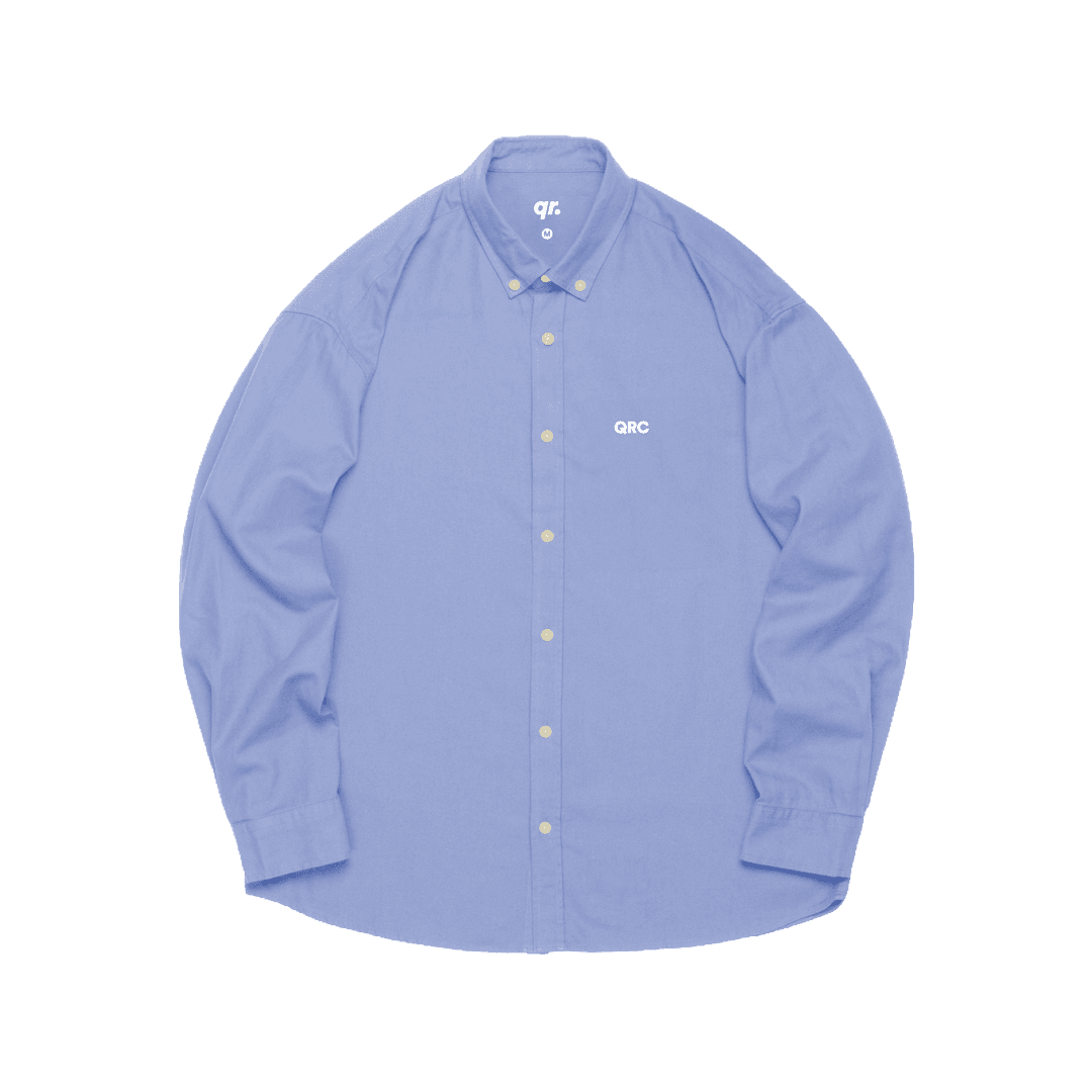 РУБАШКА LS QRC BASIC SKY BLUE