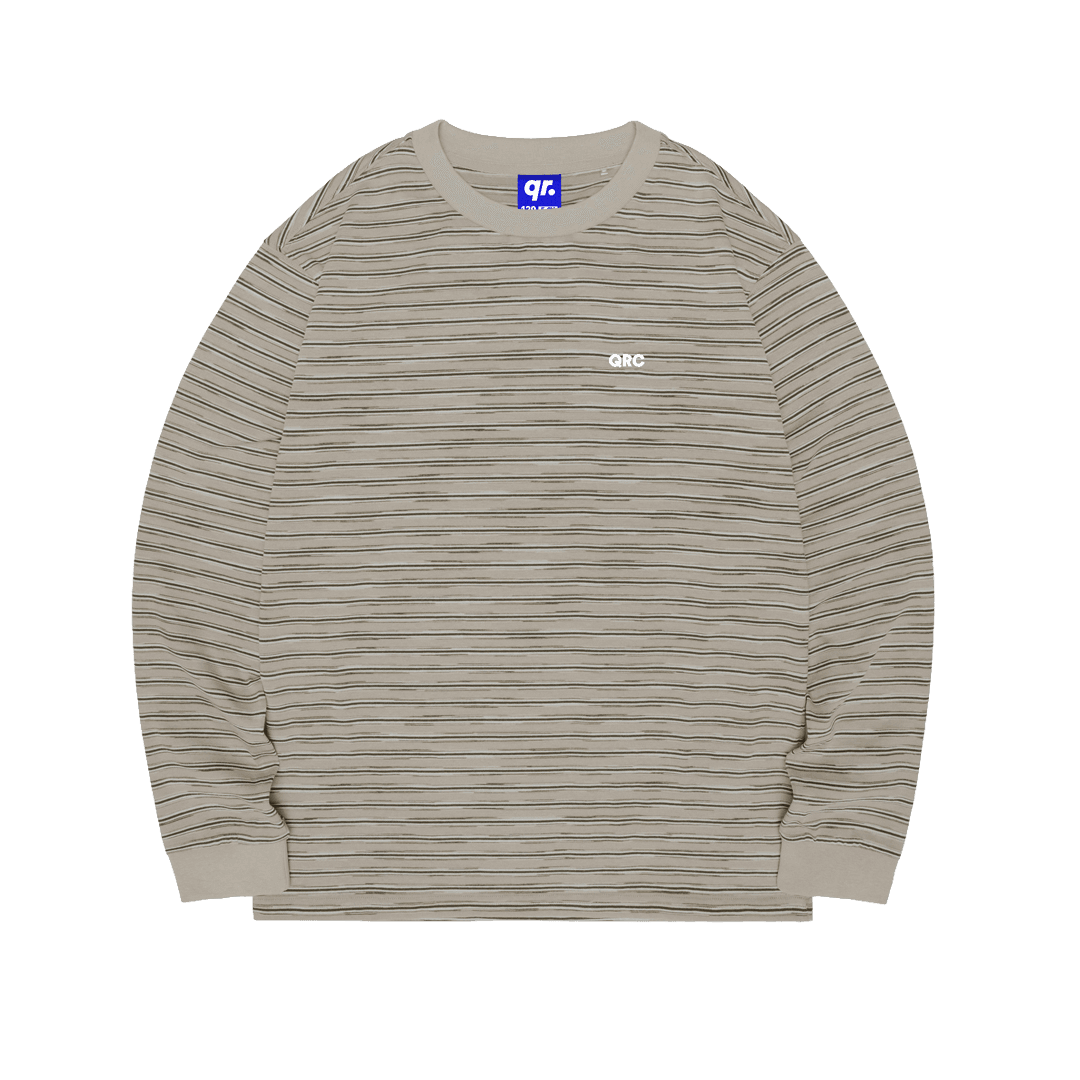 ДЕТСКАЯ LS ФУТБОЛКА STRIPED БЕЖЕВАЯ