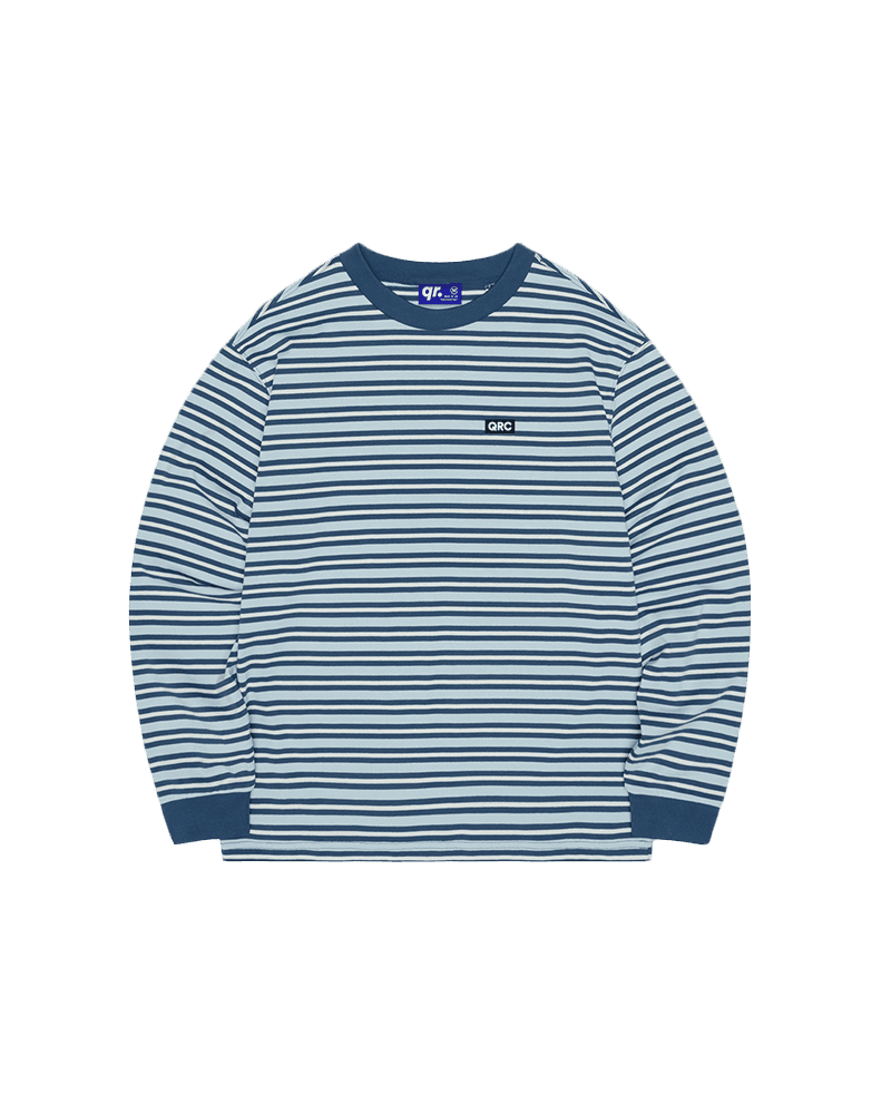 LS ФУТБОЛКА STRIPED СЕРАЯ