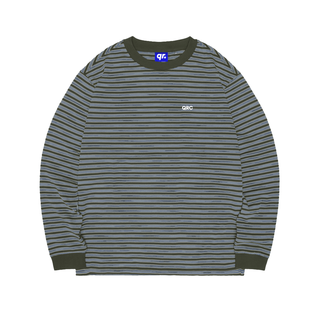 ДЕТСКАЯ LS ФУТБОЛКА STRIPED ХАКИ