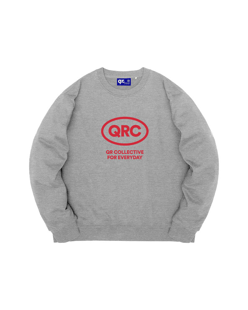 СВИТШОТ QRC MAX СЕРЫЙ МЕЛАНЖ