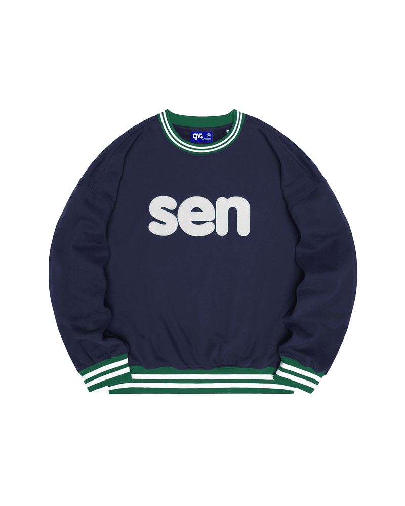 СВИТШОТ OVER SEN Т.СИНИЙ