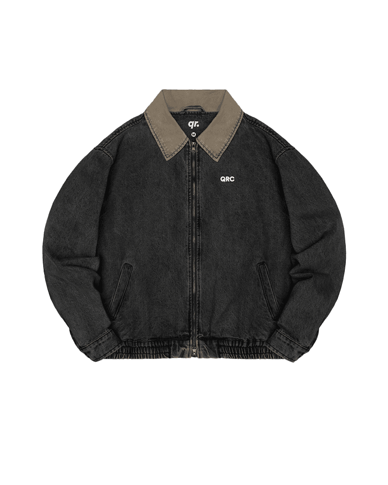 КУРТКА DENIM ЧЁРНАЯ