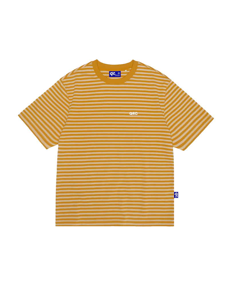 ФУТБОЛКА STRIPED ГОРЧИЧНО-ЖЁЛТАЯ