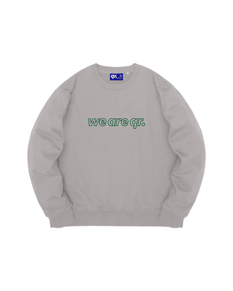 СВИТШОТ WRQ STROKE СВЕТЛО-СЕРЫЙ