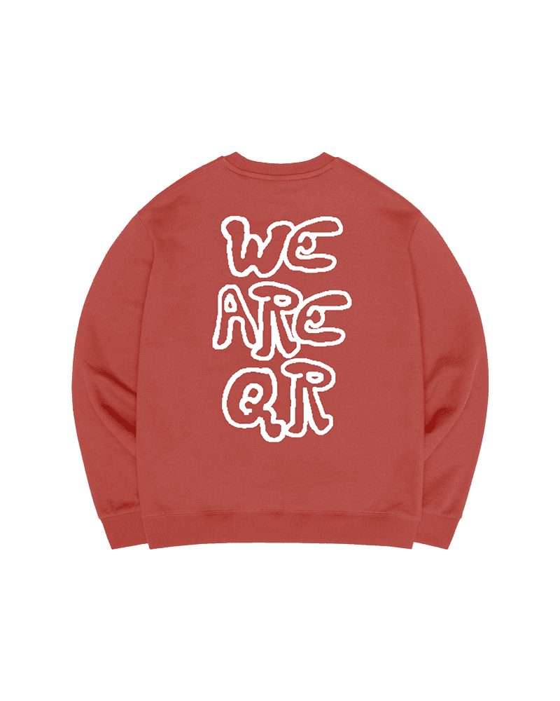 СВИТШОТ WRQ GRAFFITI ОРАНЖЕВЫЙ