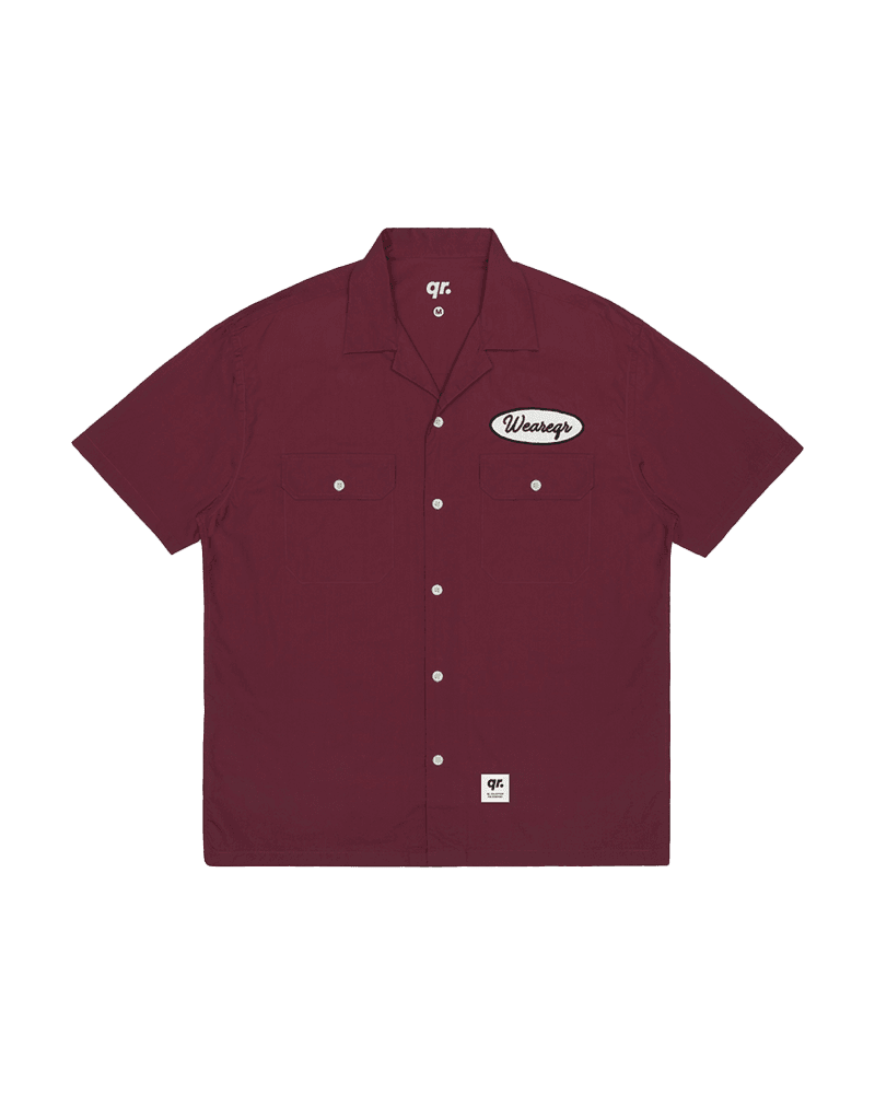 РУБАШКА WORKER БОРДОВАЯ