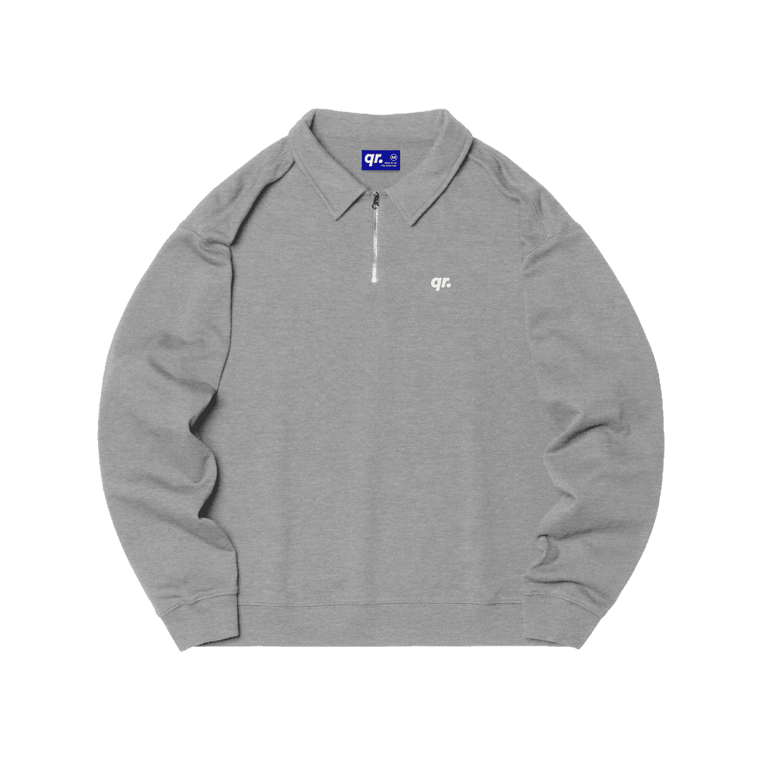СВИТШОТ POLO BASIC СЕРЫЙ МЕЛАНЖ