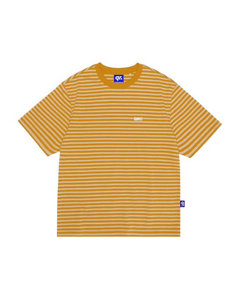 ДЕТСКАЯ ФУТБОЛКА STRIPED ГОРЧИЧНО-ЖЁЛТАЯ