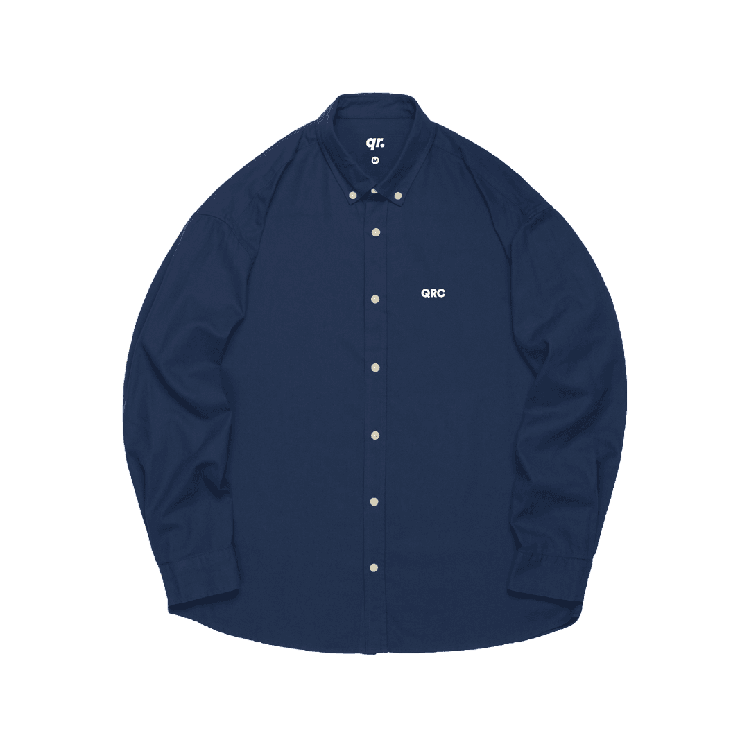 РУБАШКА LS QRC BASIC CLASSIC BLUE