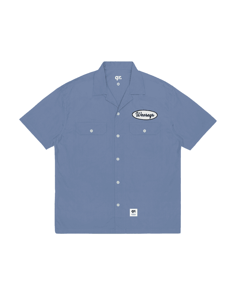 РУБАШКА WORKER ГОЛУБАЯ